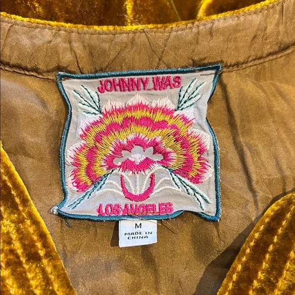 Johnny Was Denali Velvet Embroidered Tunic Dress - Picture 10 of 13